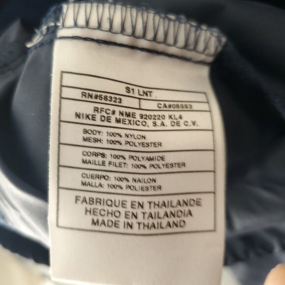 Vintage 2000s Nike Grey Label Anorak Blue WindBreaker XL VTG RARE SWOOSH Vented - Picture 16 of 16